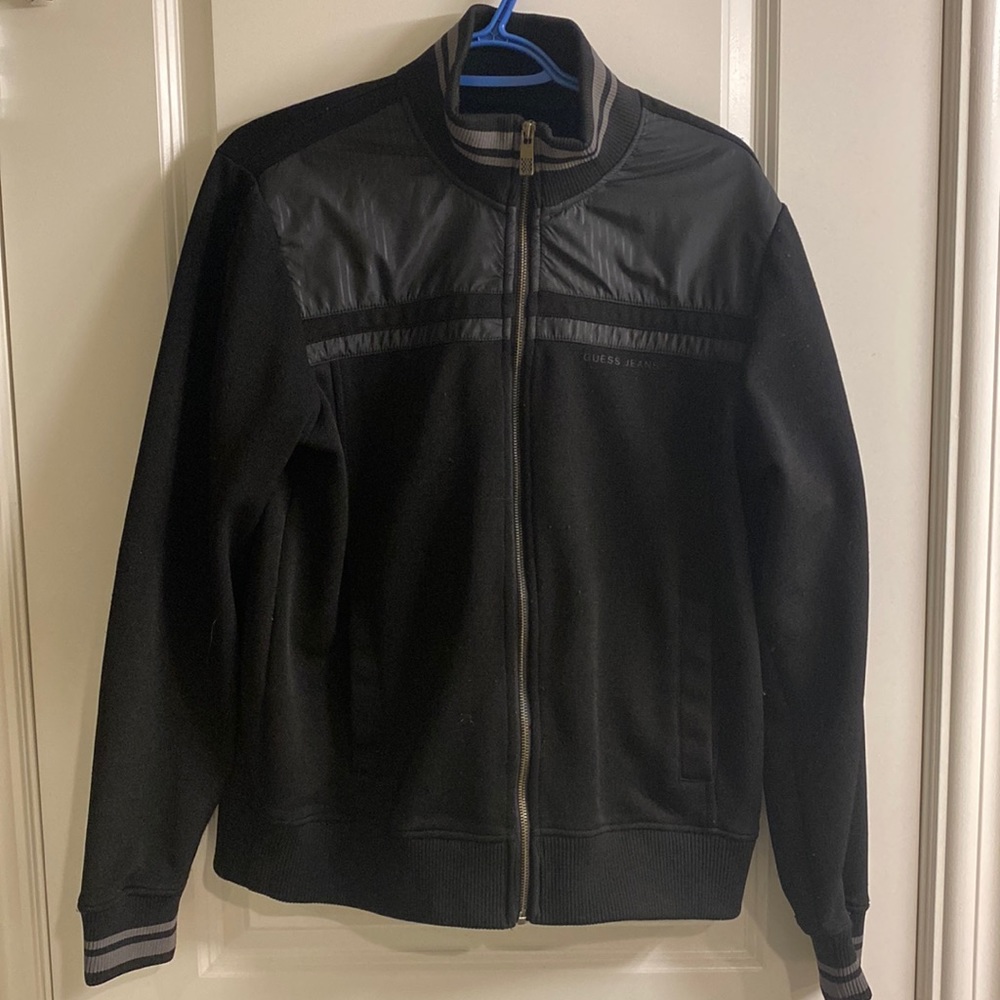 Guess Zip-up sweater with a high collar